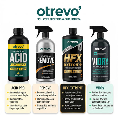 Kit 4MAX® - Ultra Restauração Química (LIMPEZA TOTAL 4X)