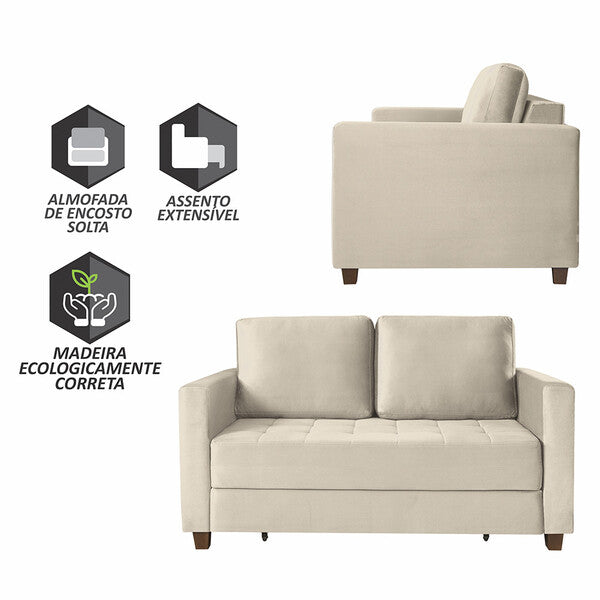 Sofá Cama  2 em 1 - Oferta Cover